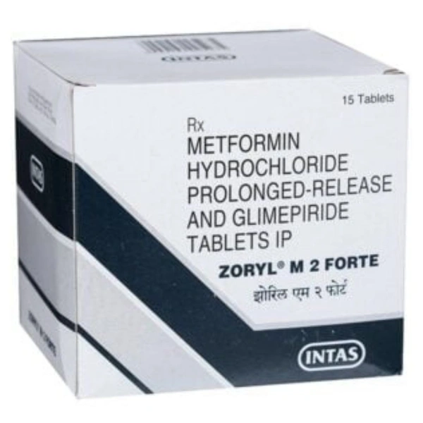 Rx ZORYL M2 FORTE - 1X15 TABLETS - 1X15 TABLETS