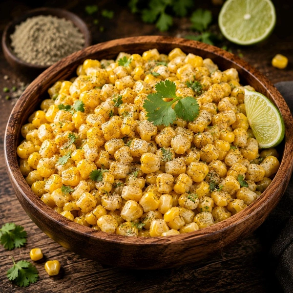 No Oil Masala Corn