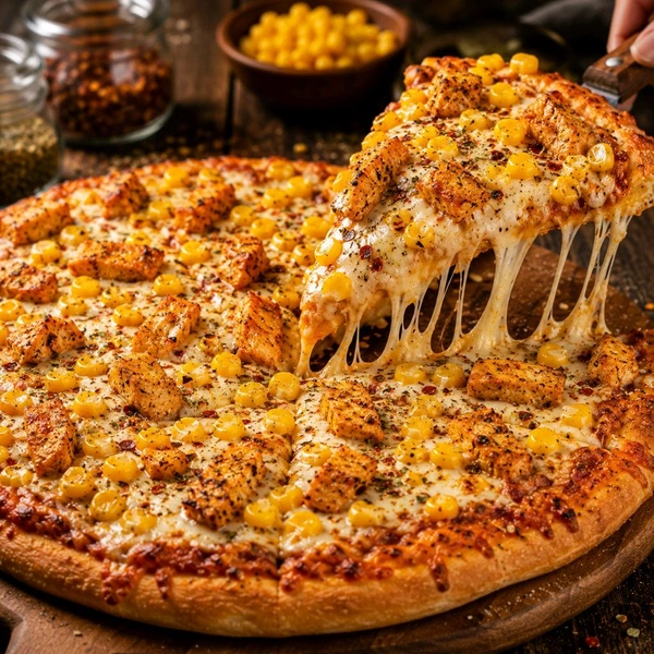 Chicken Corn Pizza - Medium