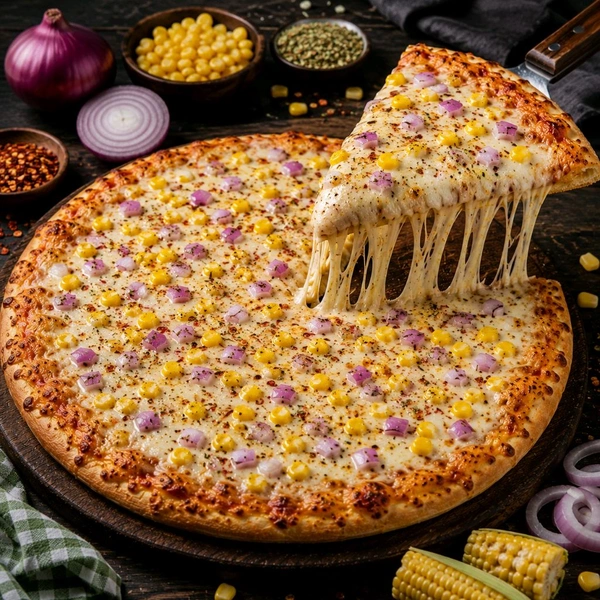 Onion Corn Mix Pizza