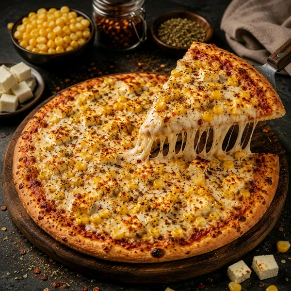 Paneer Corn Pizza