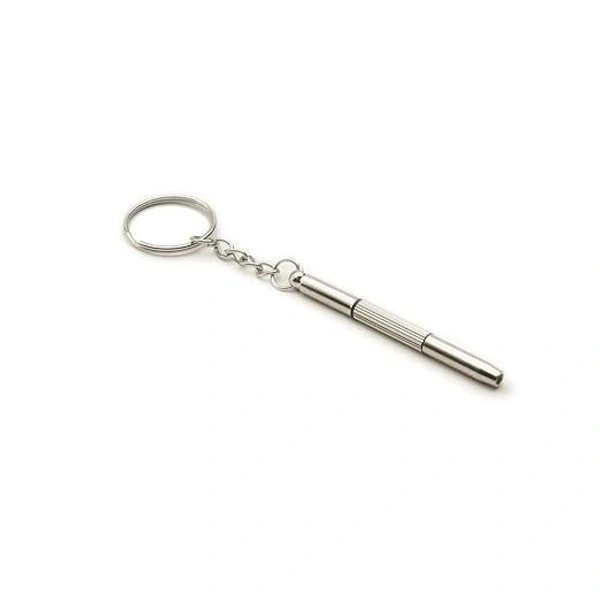 3 In 1 Screwdriver. Compact Pocket Mini DIY Screwdriver with Keychain for Repairing Eyeglasses, Sunglasses, Watches, Jewelry, Electronics, Toys etc.,