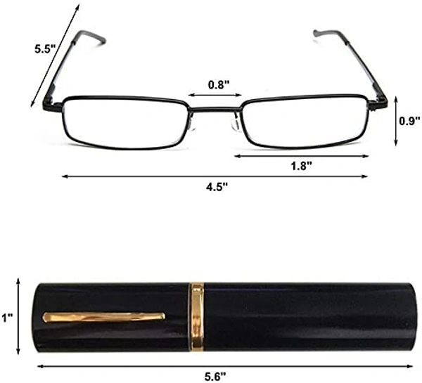 Pen type Reading Glasses for Men and Women  - +2.75