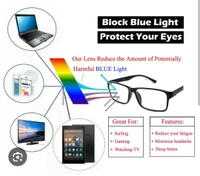 Multi Purpose Rectangle Zero Power Computer cum Day and Night Glass for Men and Women