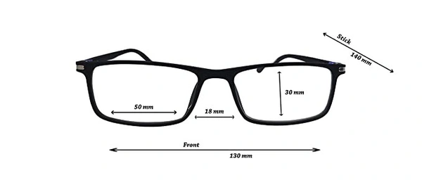TR90 Frame light weight rectangular design Reading glasses for men and women - +1.25