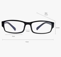 One Power Auto Focus Reading Glasses for Men and women. Clear Focus Auto Adjusting Optic, suitable for all those in need of Reading Power ranging from +0.50 to +2.50
