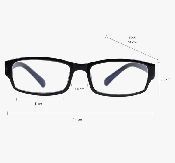 One Power Auto Focus Reading Glasses for Men and women. Clear Focus Auto Adjusting Optic, suitable for all those in need of Reading Power ranging from +0.50 to +2.50