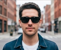 Wayfarer design Full Black Sunglass for men and women