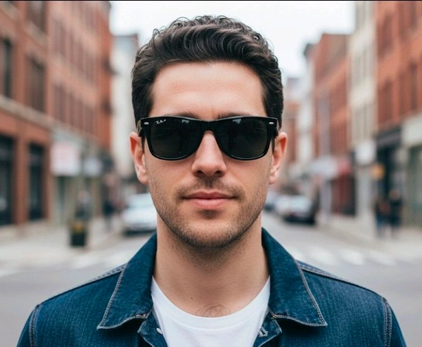 Wayfarer design Full Black Sunglass for men and women