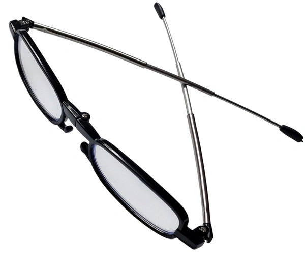 Folding Type Blue Cut Reading Glass For Men And Women For Occasional Use - +1.00