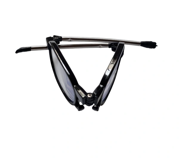 Folding Type Blue Cut Reading Glass For Men And Women For Occasional Use - +1.00