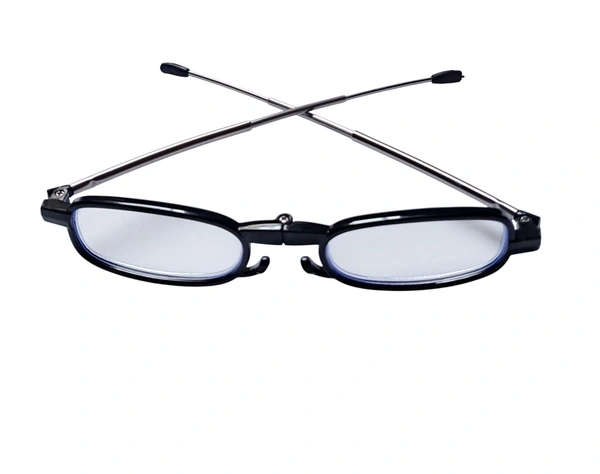 Folding Type Blue Cut Reading Glass For Men And Women For Occasional Use - +1.00