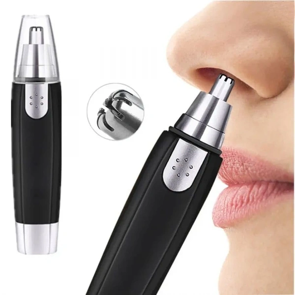 Nose / Ear Hair / Eyebrow Trimmer For Men and Women (Battery Operated)