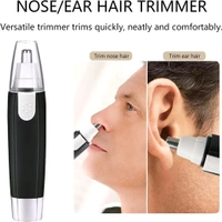 Nose / Ear Hair / Eyebrow Trimmer For Men and Women (Battery Operated)