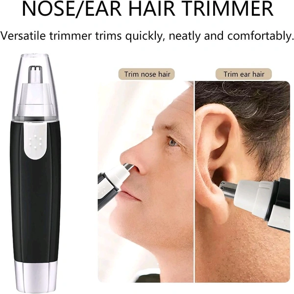 Nose / Ear Hair / Eyebrow Trimmer For Men and Women (Battery Operated)