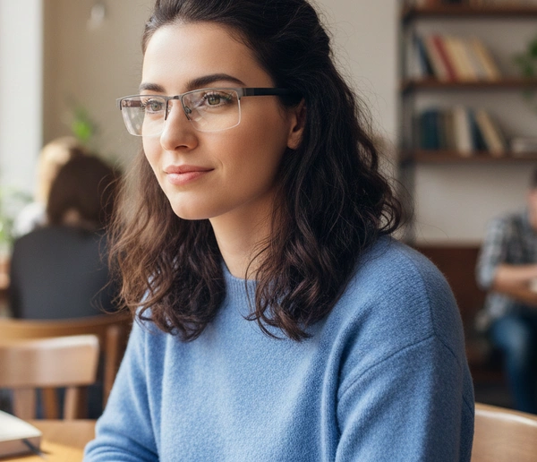 +3.00 Power Bifocal Rectangular Half Rim Metal Frame Reading Glasses for both Men and Women