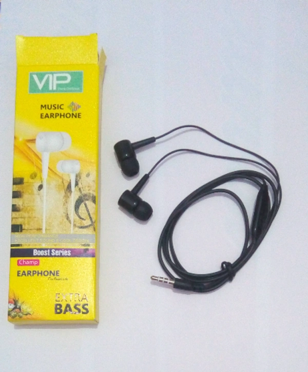 VIP Music Earphone  - BLACK