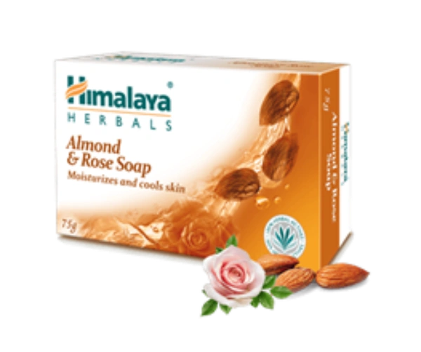 HIMALAYA almond and rose soap
