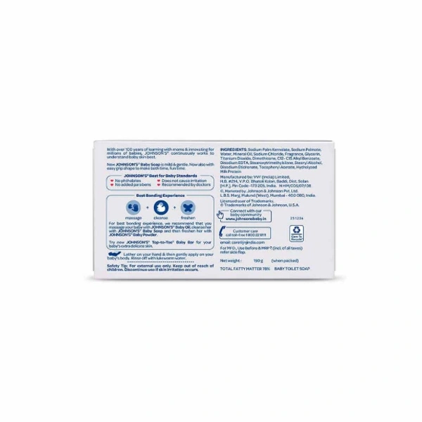 Johnson & Johnson Baby Soap 100g (pack of 3)
