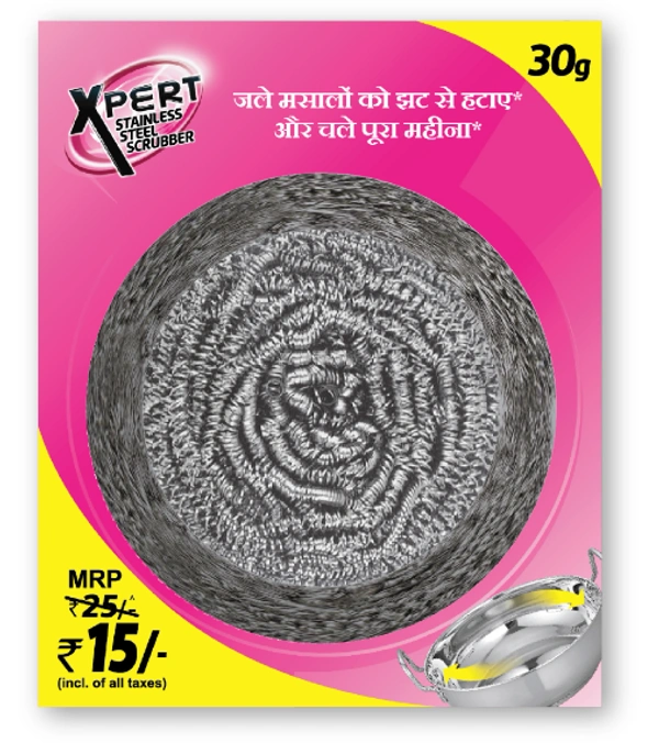 Xpert Stainless Steel Scrubber