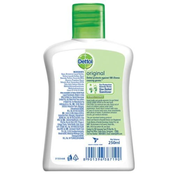 dettol original liquid handwash - 250ml