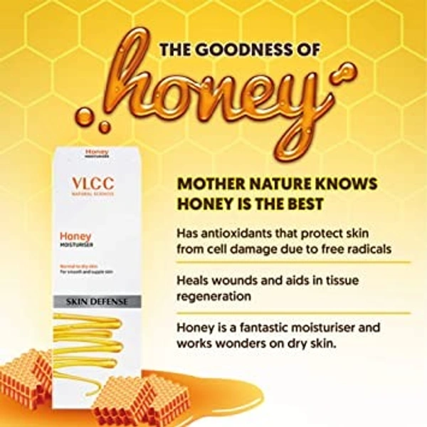 VLCC Honey Moisturiser for Normal to Dry Skin 100 gm