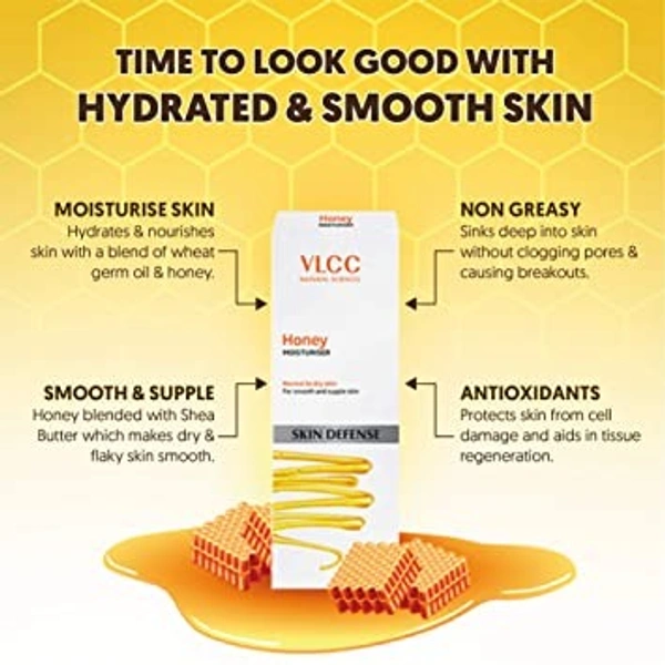 VLCC Honey Moisturiser for Normal to Dry Skin 100 gm