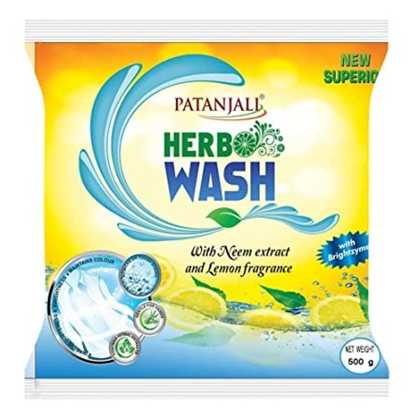 Patanjali Herbo Wash Detergent Powder, 500g