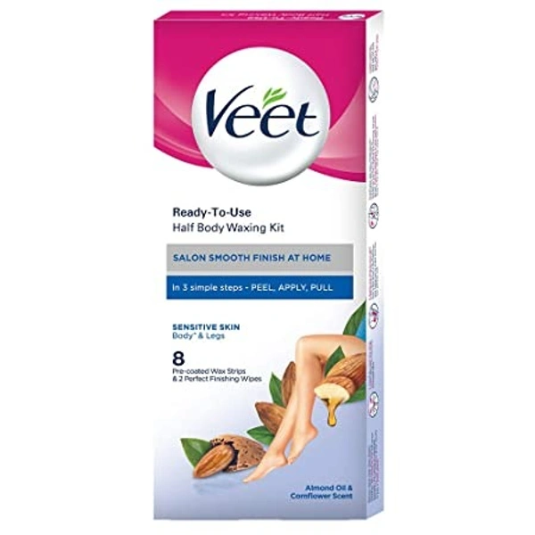 Veet Ready to Use Wax Strips For Sensitive Skin 8 strips - 8