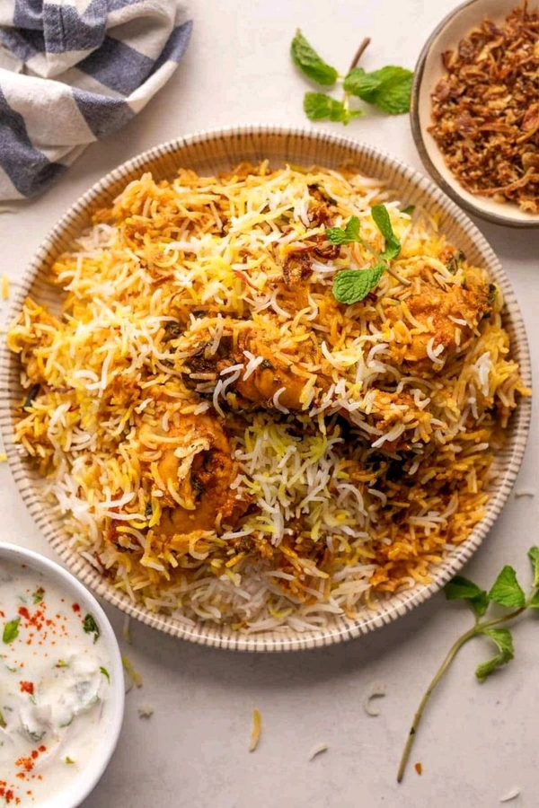 Chicken Biryani Half - Haji Biryani
