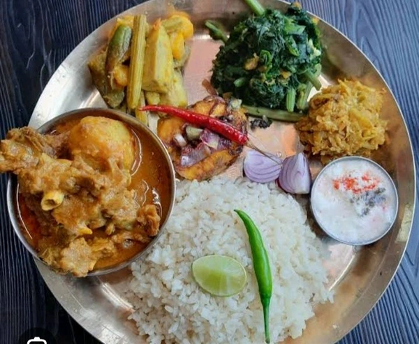 Mutton Thali (Mutton 2pcs) - Suruchi Restaurant