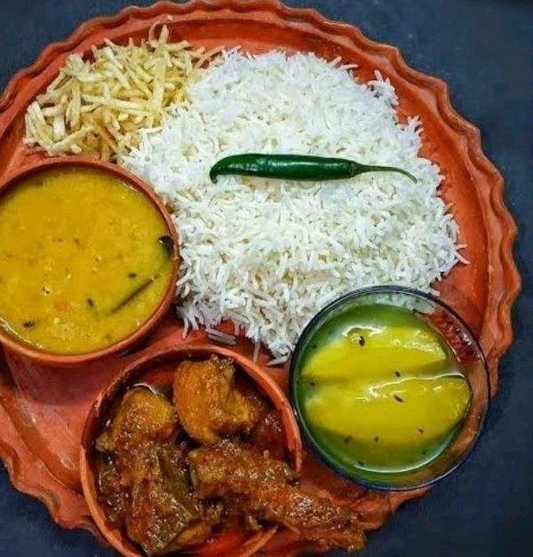Chicken Thali (Chicken 2pcs) - Suruchi Restaurant