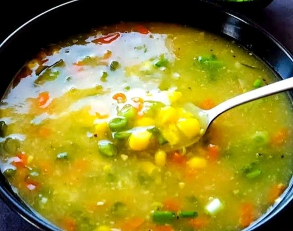 Veg Sweet Corn Soup - Chhuti Restaurant