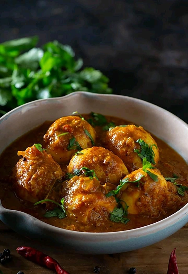 Egg Curry - Chhuti Restaurant