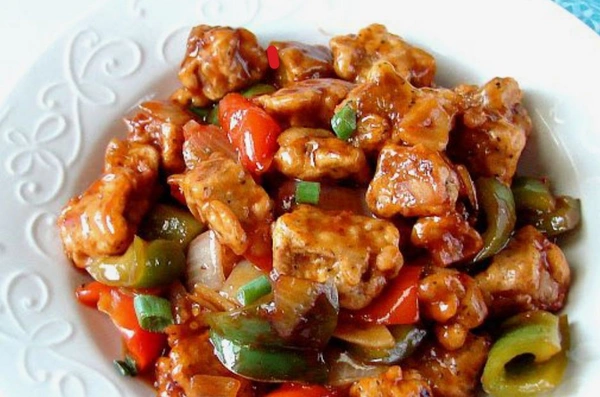 Chilli Fish (Bhetki) - Chhuti Restaurant