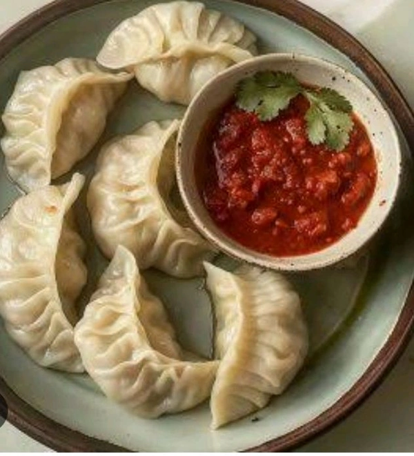 Chicken Steam Momos ( 8 Pieces) - Darjeeling Momo Stall