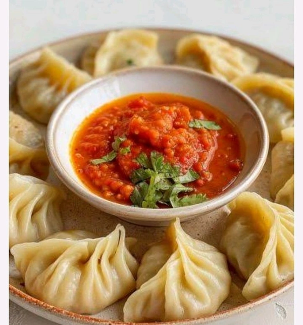 Veg Steam Momo ( 8 Pieces) - Darjeeling Momo Stall