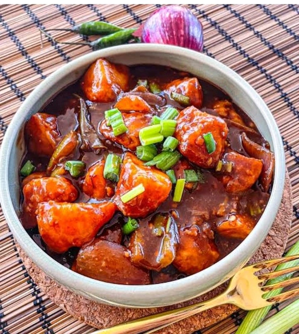 Chilli Potato Gravy  - Chhuti Restaurant