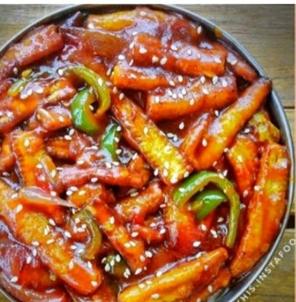 Chilli Baby Corn Gravy  - Chhuti Restaurant