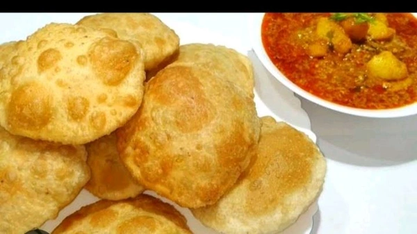 DalPuri With Sabji (1pc) - Rosogolla