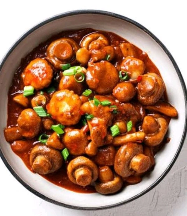 Mushroom Manchurian  - Daddy's Cafe