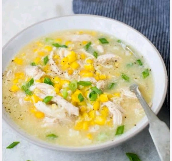 Sweet Corn Chicken Soup  - Bagicha Restaurant