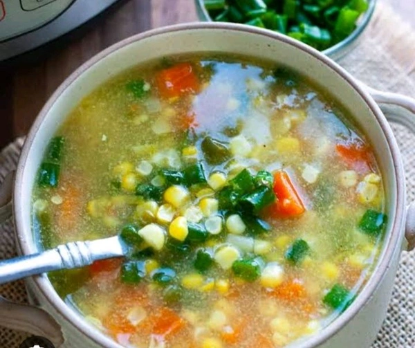 Sweet Corn Veg Soup  - Bagicha Restaurant