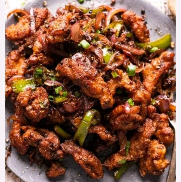 Chilli Chicken Dry (W/B) - Bagicha Restaurant