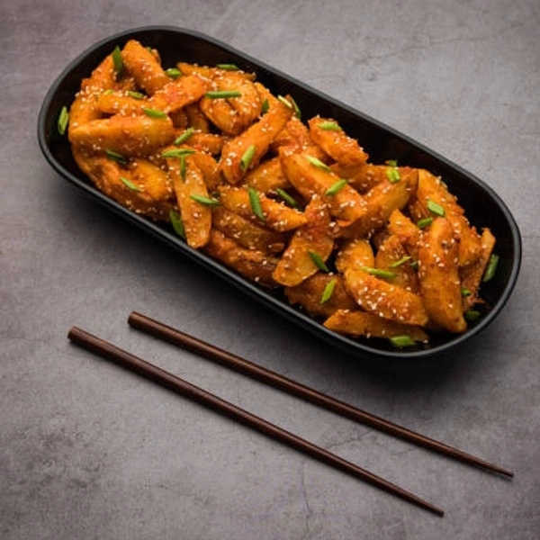 Crispy Chilli Potato  - Bagicha Restaurant