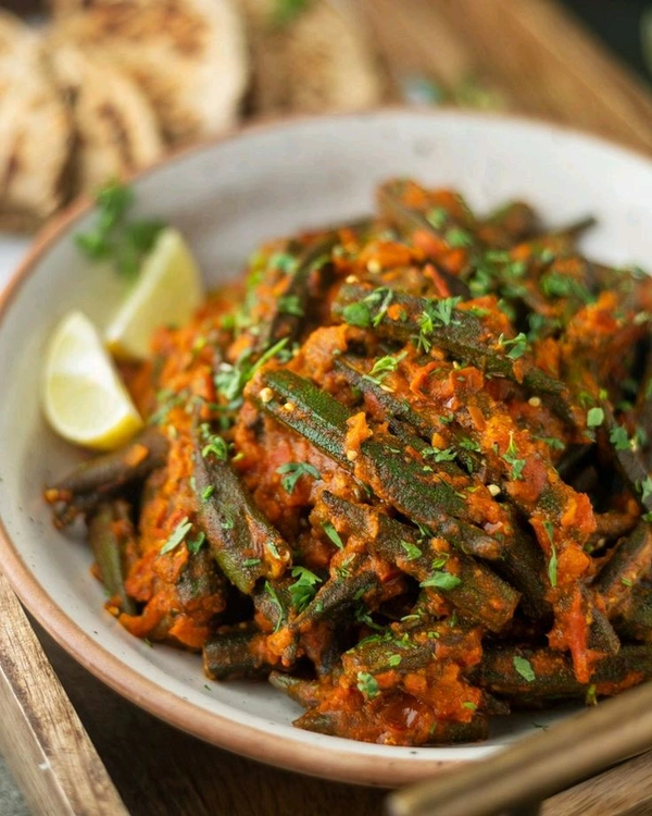 Bhindi Masala - Bagicha Restaurant