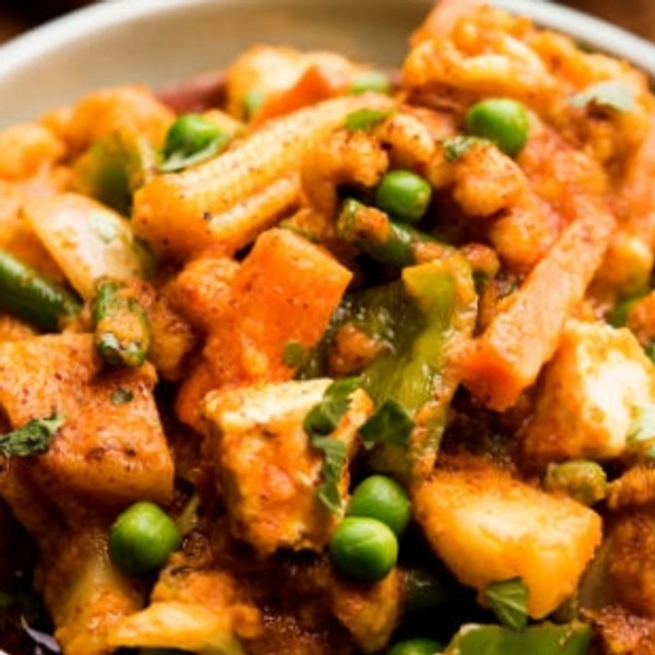 Mix Veg Curry With Paneer  - Bagicha Restaurant