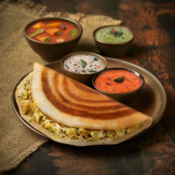 Paper Cheese Masala Dosa - Bagicha Restaurant