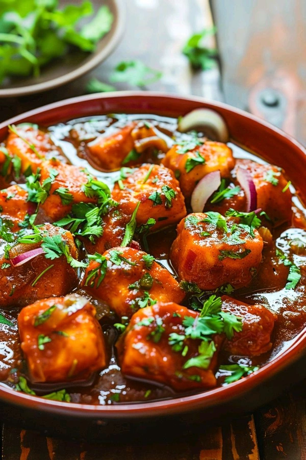 Chilli Paneer (Gravy) - Bagicha Restaurant