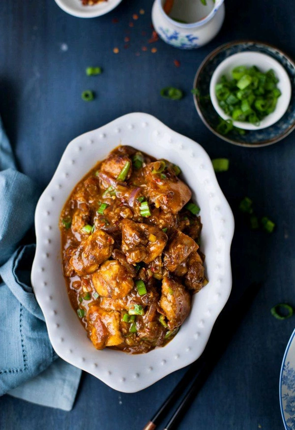 Chicken In Hot Garlic Sauce  - Bagicha Restaurant